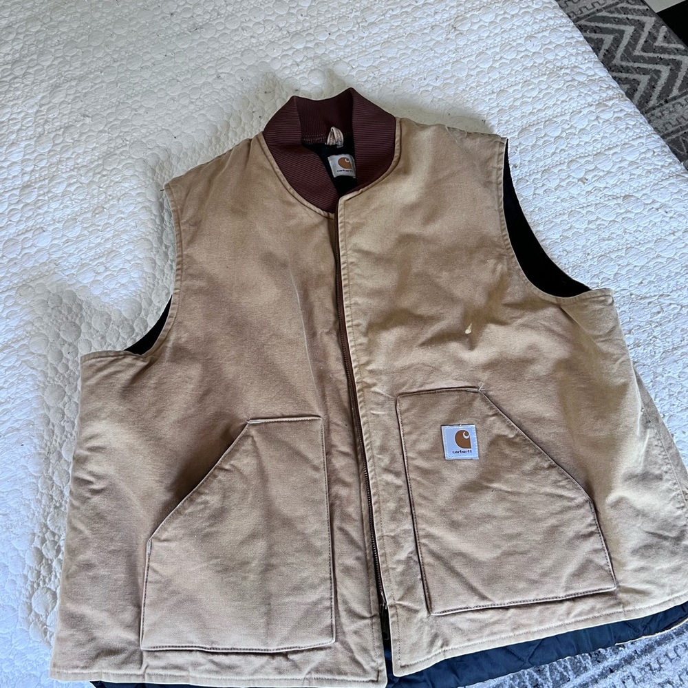 Carhartt Men's Brown Utility Vest